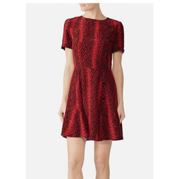 The Kooples Dress Snake Print Dress Small - Picture 1 of 16